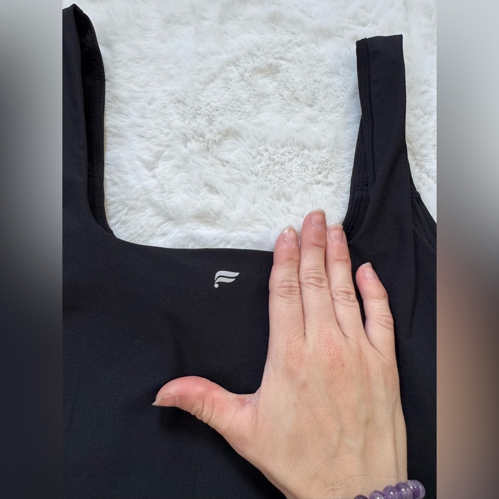Fabletics Black Workout Tank/Bra - image 3